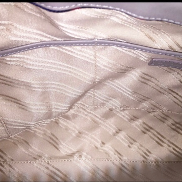 🩶BROOKS BROTHERS 🩶 EUC 🩶Grey Leather Quilted Handbag 🩶Beautiful Quality🩶 - Picture 6 of 6